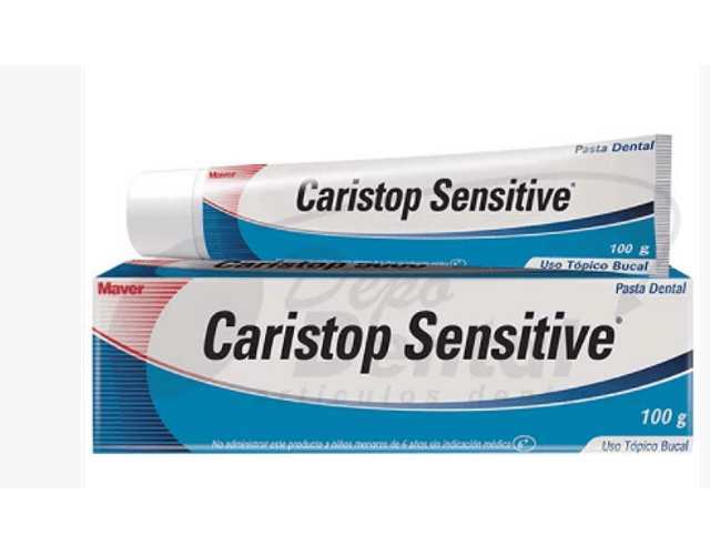Pasta Caristop Sensitive ,2500 ppm,100 grs