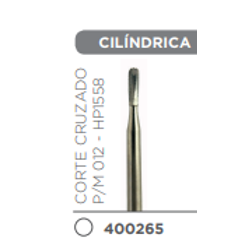 Fresa Carbide Pieza de Mano Cilindrica (quirurgica/cirugia) Kerr P/M 012- HP1558 - Kerr