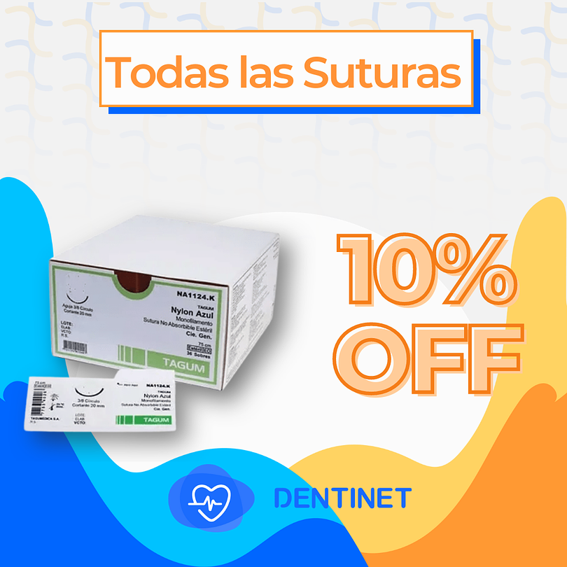 Sutura Acido Poliglicólico (absorbible) Marca Tagum  VARIEDADES - Caja 36 unidades 2