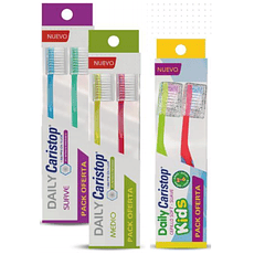 Pack 2 Cepillos DAILY CARISTOP