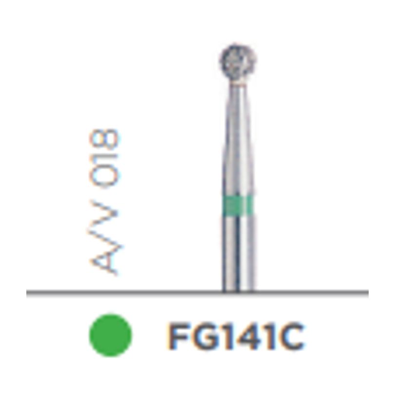Fresa Diamante Grano Grueso Redonda A/V 018 - Kerr