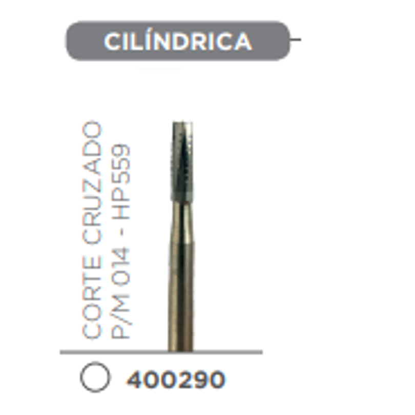 Fresa Carbide Pieza de Mano Cilindrica (quirurgica/cirugia) Kerr P/M 014- HP559 - Kerr