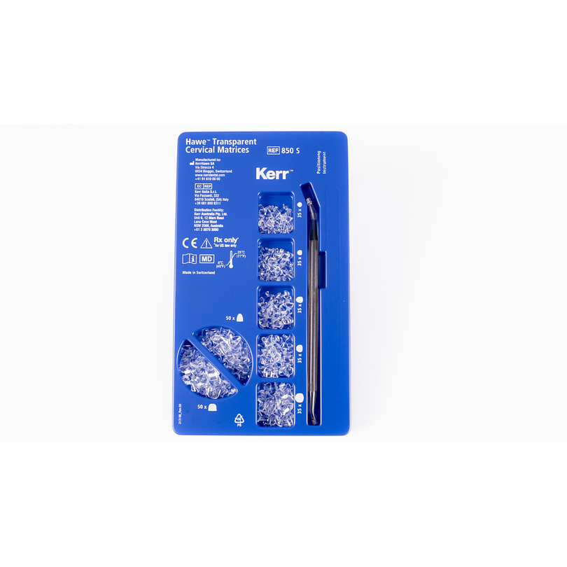 Kit matrices cervicales transparentes - Kerr