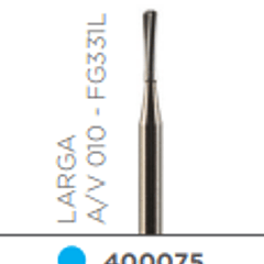 Fresa Carbide Alta Velocidad de Tallo Medio Pera A/V 010 - FG331L - Kerr