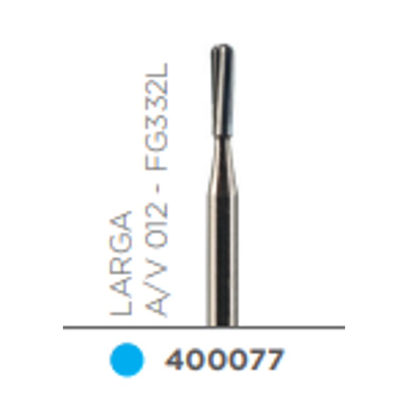 Fresa Carbide Alta Velocidad de Tallo Medio Pera Larga A/V 012 - FG332L - Kerr