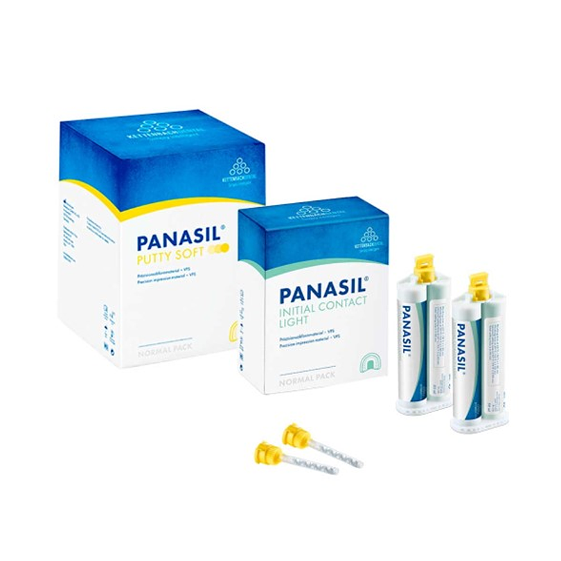  Kit de Silicona Panasil Putty Soft 900ml + Light 2x50ml - Kettenbach
