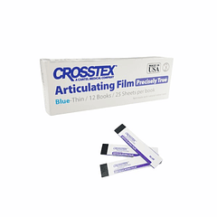 Papel Articular Recto Thin Blue 13um - Crosstex