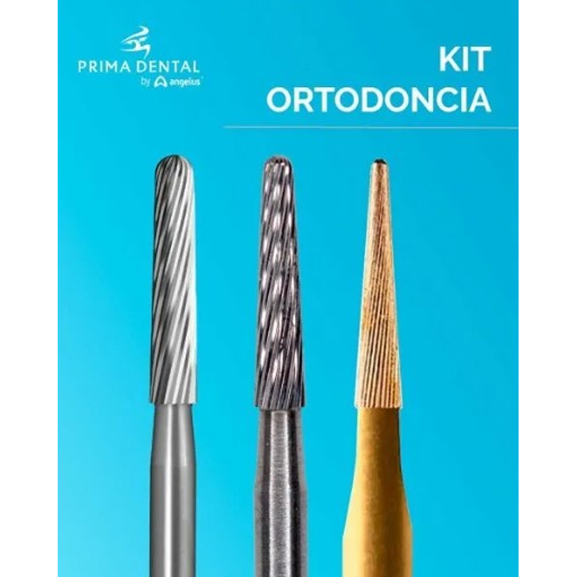 Kit de Fresas para Ortodoncia Prima Dental - By Angelus 2