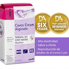 Alginato Cavex Cream 500 Grs (Fraguado Normal) - Cavex