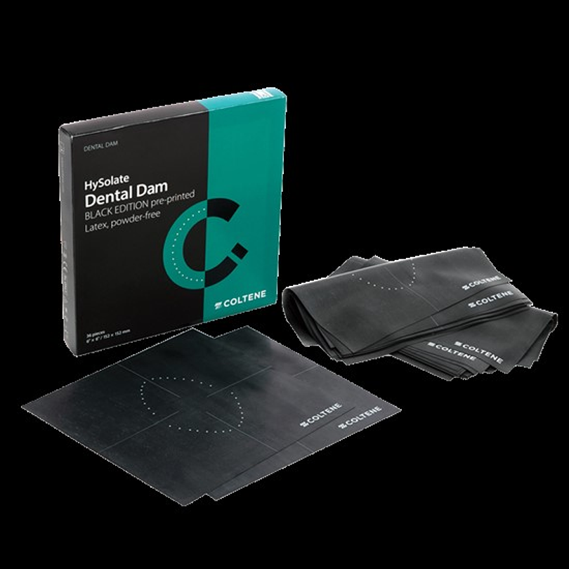 Goma Dique 6X6 Negra Hysolate - Coltene