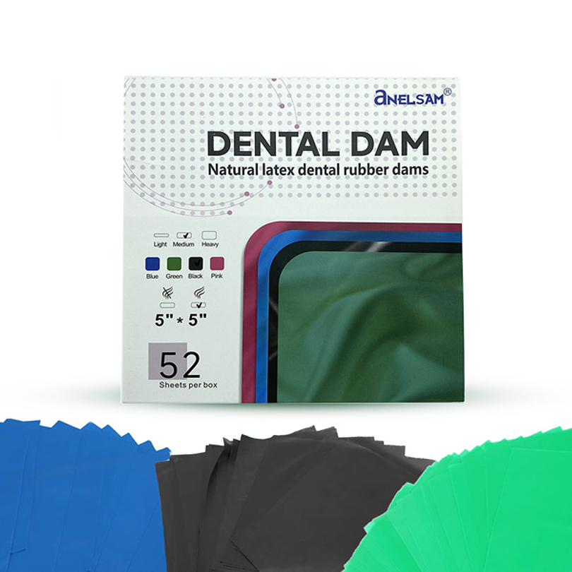 Goma dique Dental Dam 5X5 - Denco