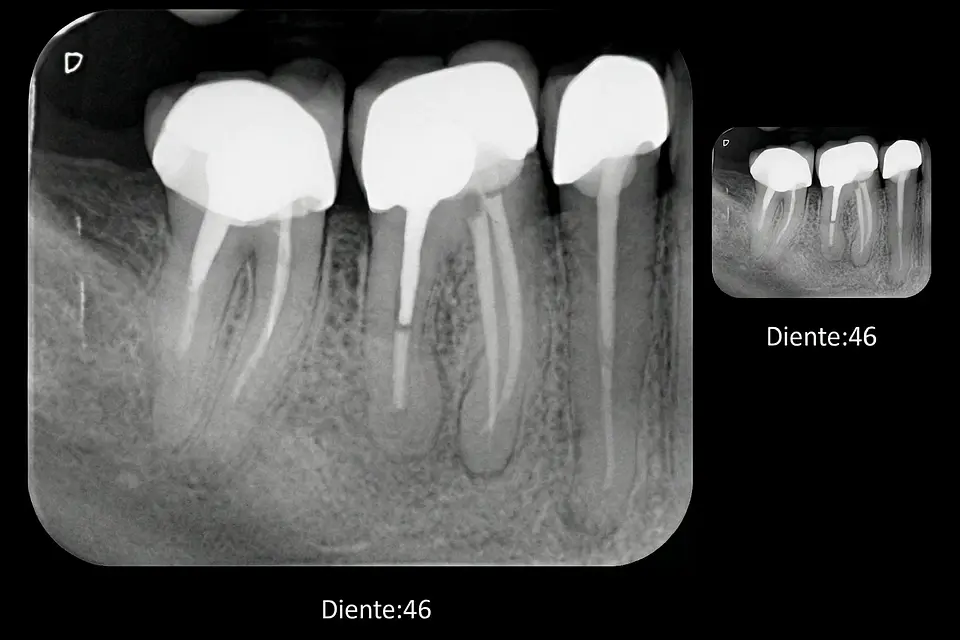 Radiografía periapical juego completo dental 1