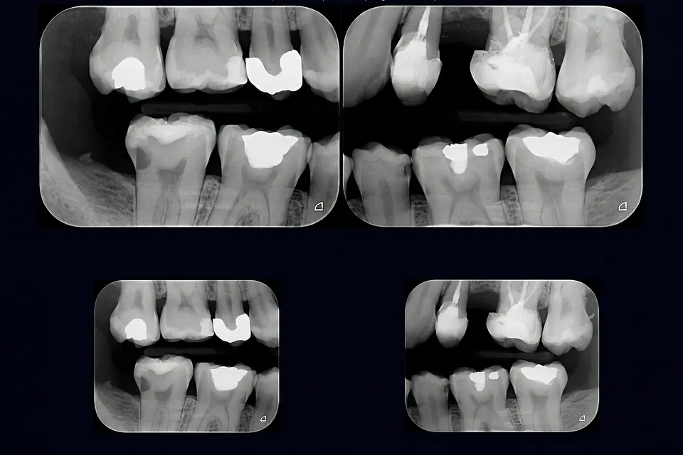 Radiografía coronal dental digital 1