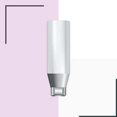 UCLA Tree-Oss® Calcinable Con Base De Cromo Rotacional Conexión Cónica