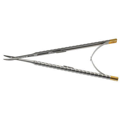 Castroviejo TC 1,2 mm curvo 15 cm hy-grip.