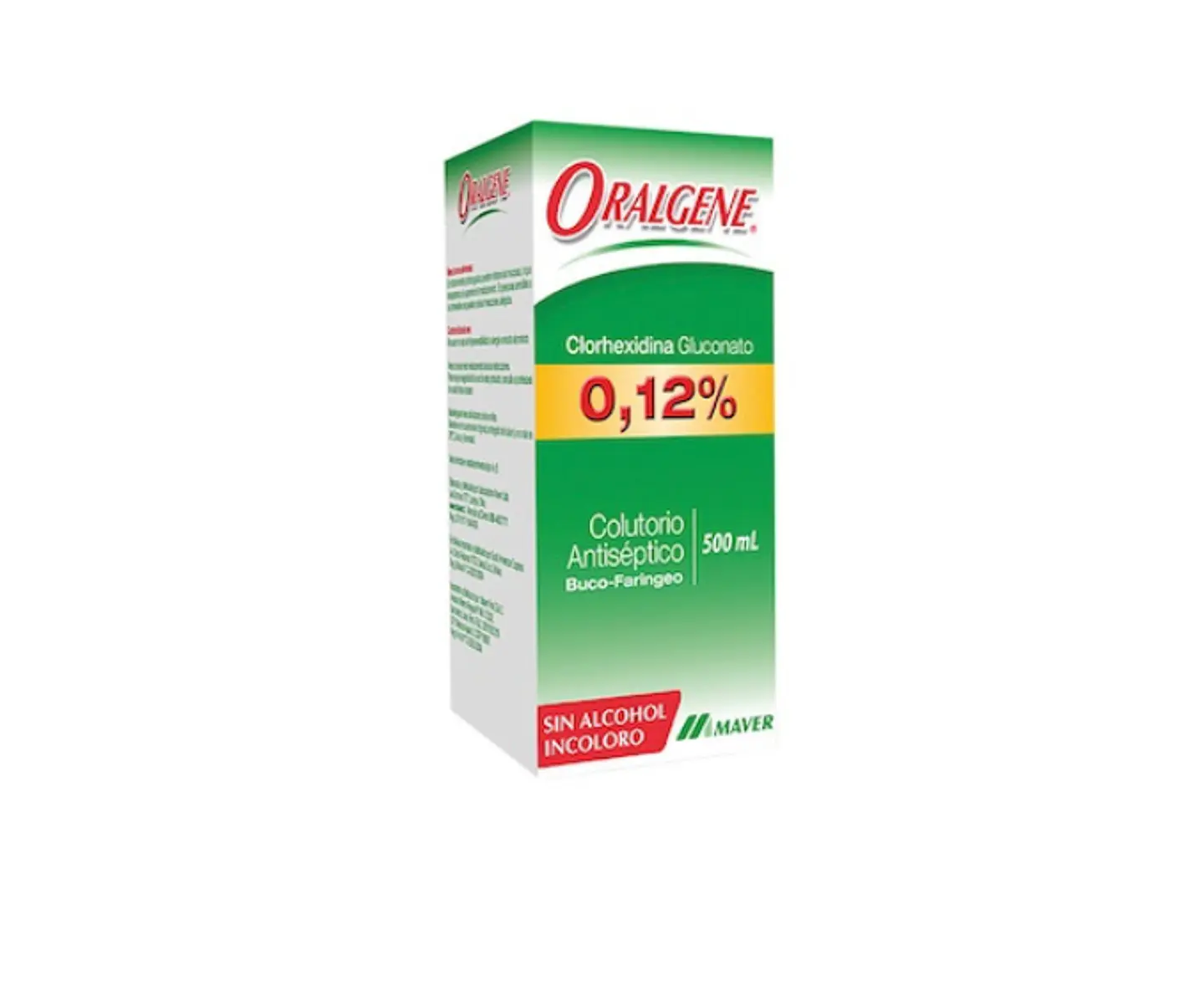 Oralgene Clorhexidina al 0,12% Botella 500ml 1