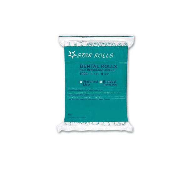 Tórulas de Algodón Trenzadas 1.000 Unidades 