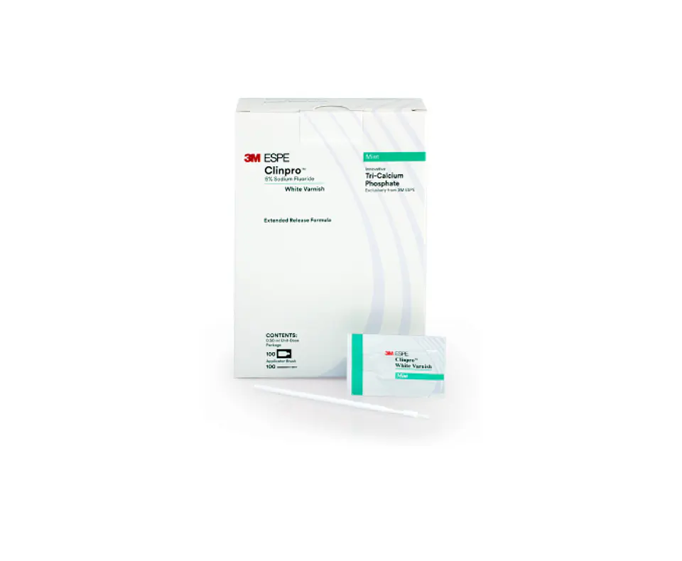 Clinpro White Varnish con Fluoruro de Sodio al 5% 100 Unidosis Menta 3M 1