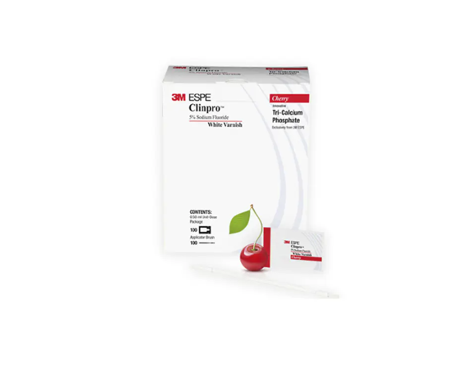 Clinpro White Varnish con Fluoruro de Sodio al 5% 100 Unidosis Guinda 3M 1