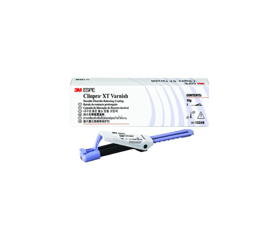 Barniz de Contacto Prolongado con TCP 3M™ Clinpro™ XT con Dispensador Clicker™ de 10g 1
