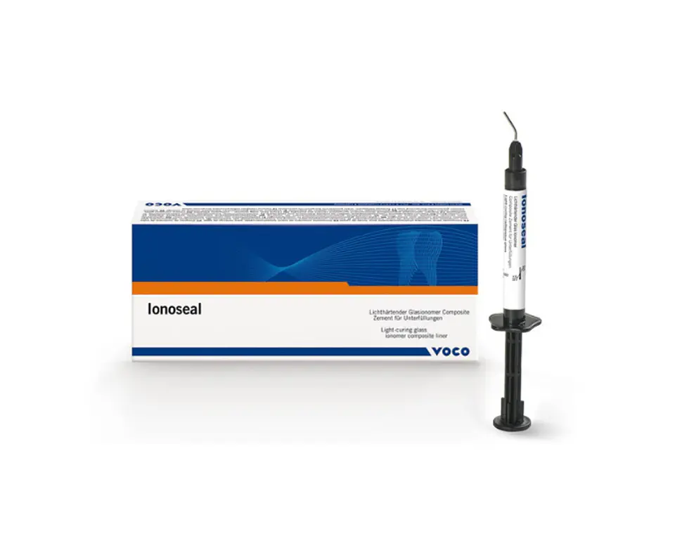 Ionomero de Base Ionoseal Jeringa 2,5gr Voco 1