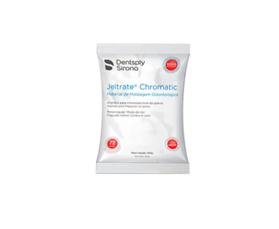 Jeltrate Chromatic Bolsa Roja 454g Fraguado Normal Dentsply 1