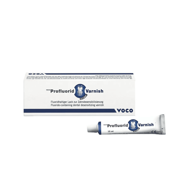 Barniz de Flúor Profluorid Varnish 10ml + 20 Pinceles Sabor Melón Voco. 
