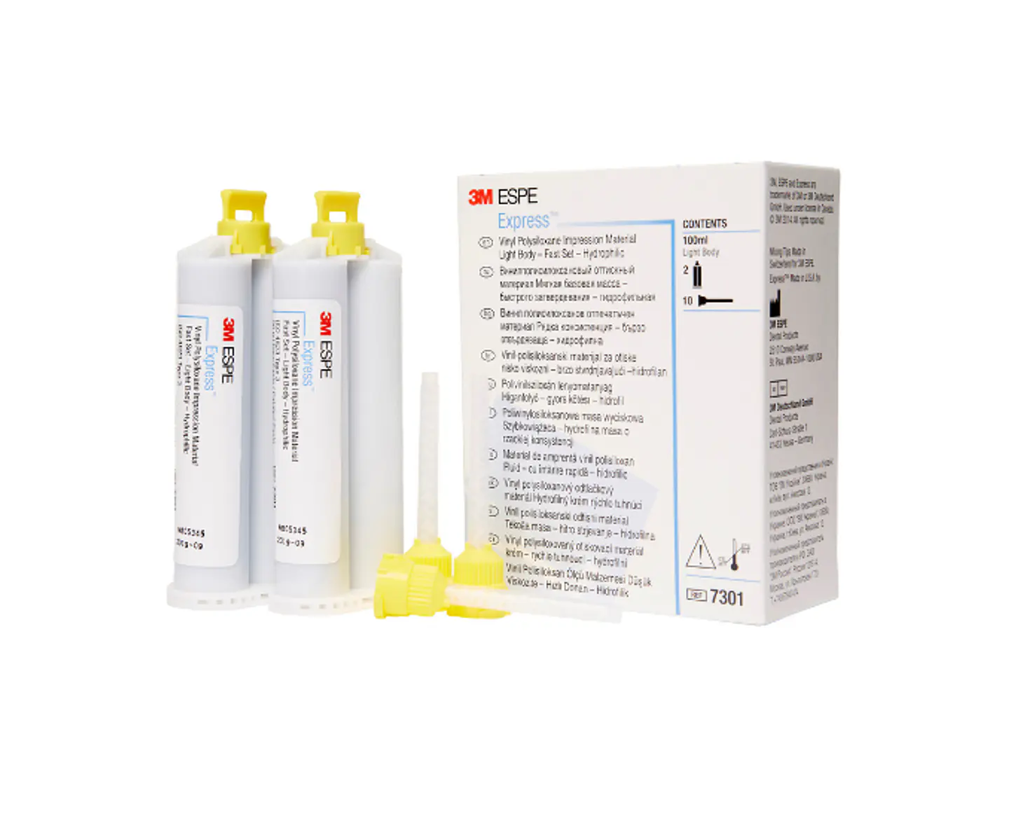  3M™ Express™ VPS Silicona Fast Set-Light Body Azul de Fraguado Rápido 1