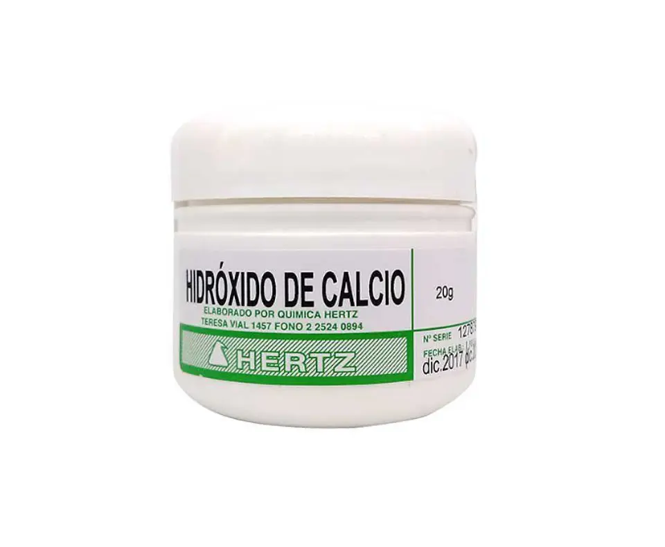 Hidróxido de Calcio en Polvo 20gr Hertz 1