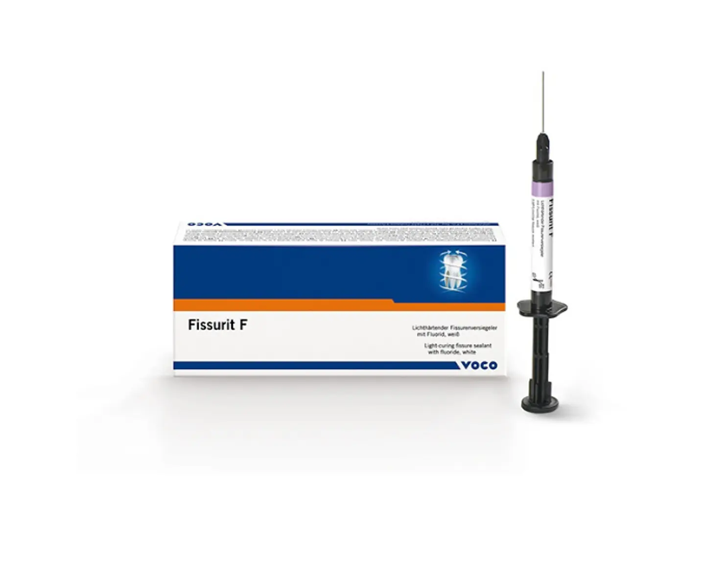 Sellante de Fisuras Fissurit F 2 Jeringas 2ml + Puntas Voco 1