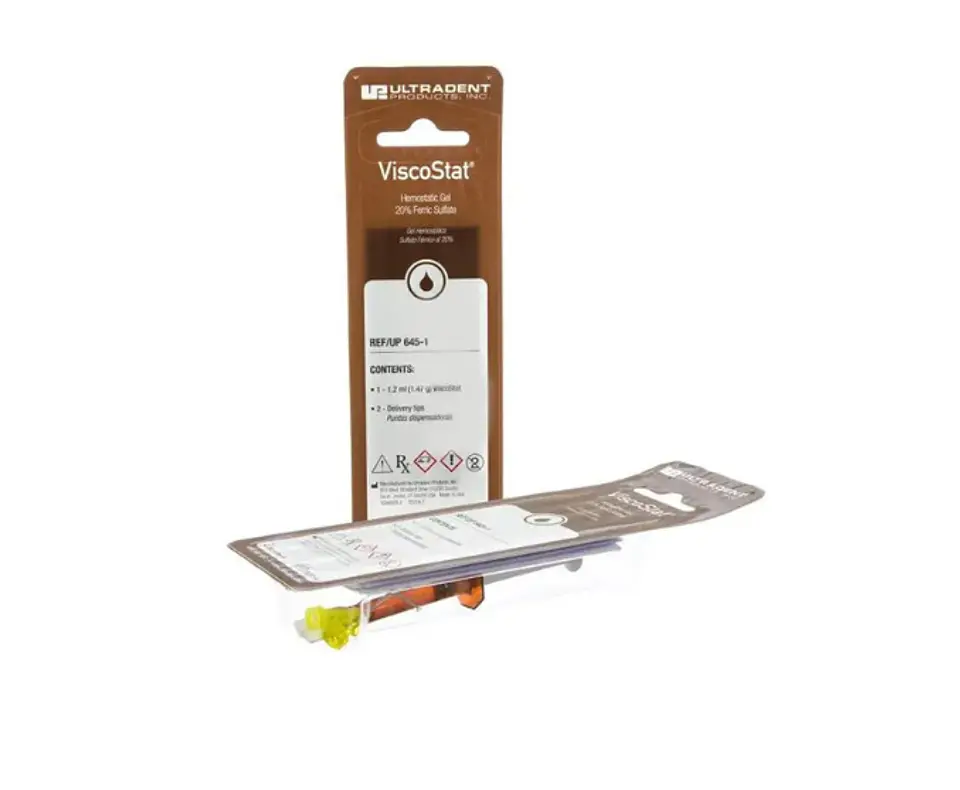 Viscostat Sulfato Ferrico 1 Jeringa 1.2ml + Puntas Ultradent 1