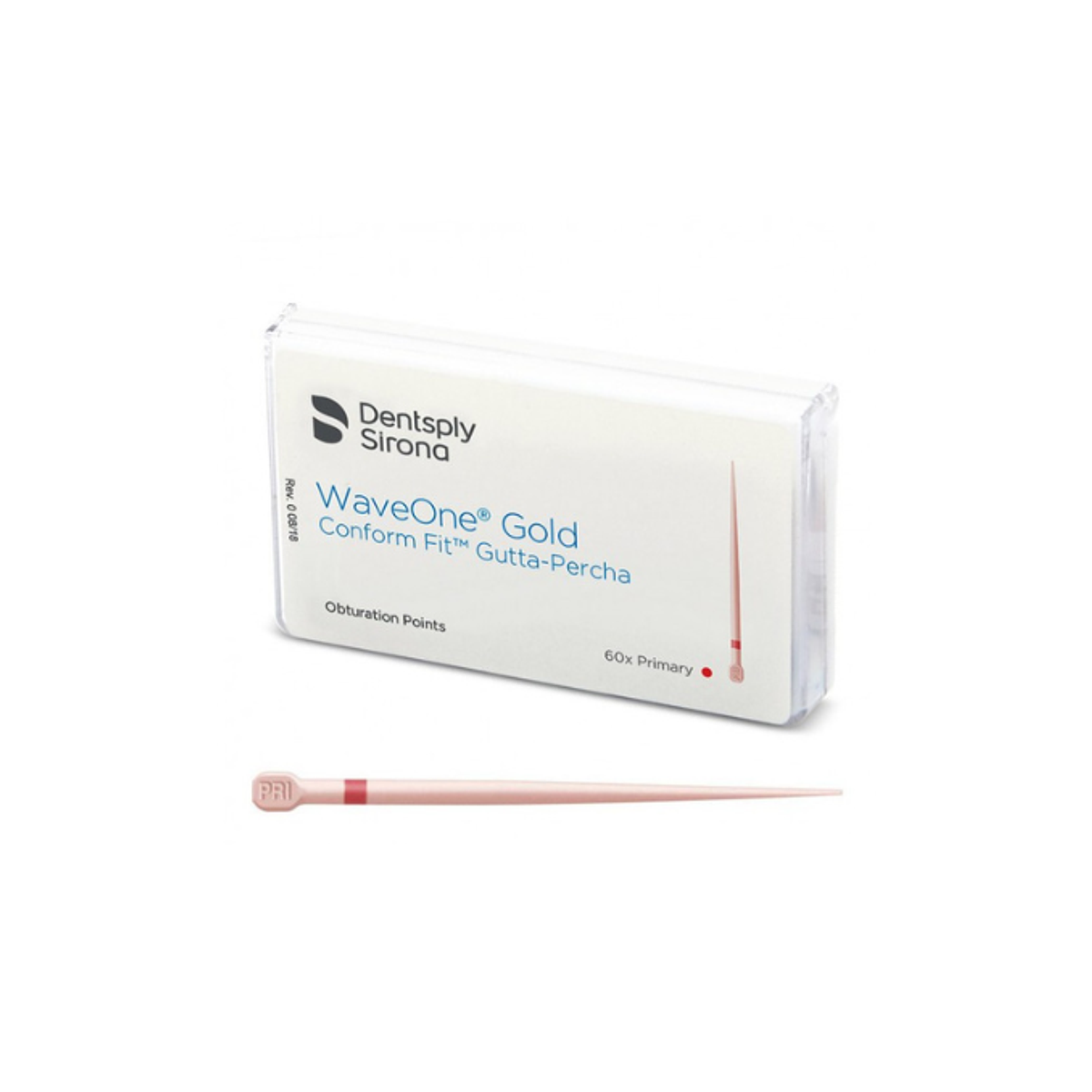Gutta-percha Dentsply WaveOne Gold Conform Fit - Pack De 60 Pointes (toutes Tailles), Longue Expiration