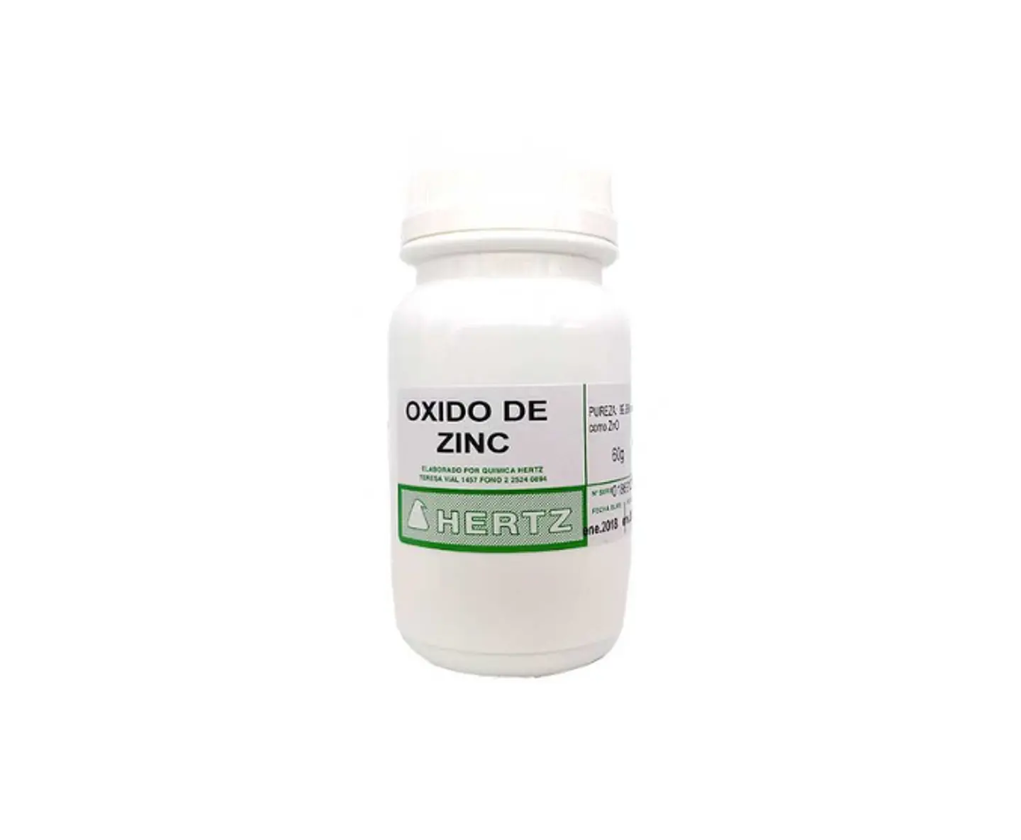 Óxido de Zinc Frasco 60gr Hertz 1