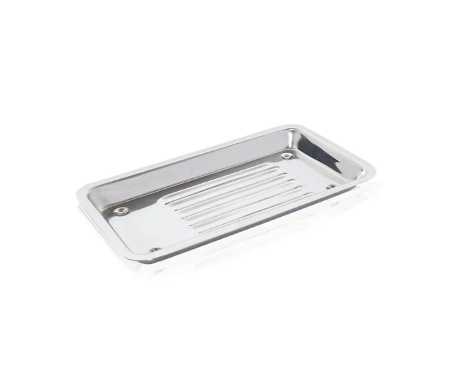 Bandeja de Examen Dental 20x10x2 Acero Inoxidable 1
