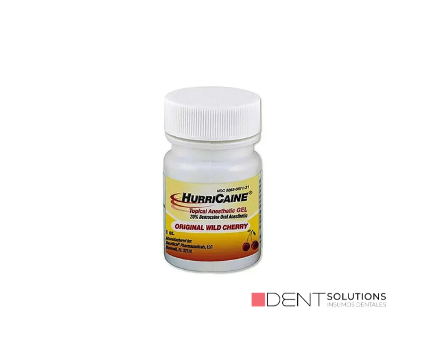 Anestesia Hurricaine Gel Tópico 20% (Benzocaina) 28 Grs 2