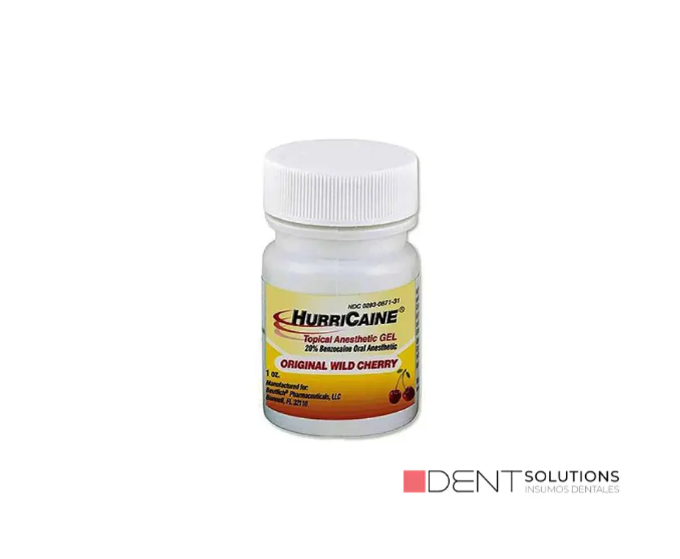 Anestesia Hurricaine Gel Tópico 20% (Benzocaina) 28 Grs 2