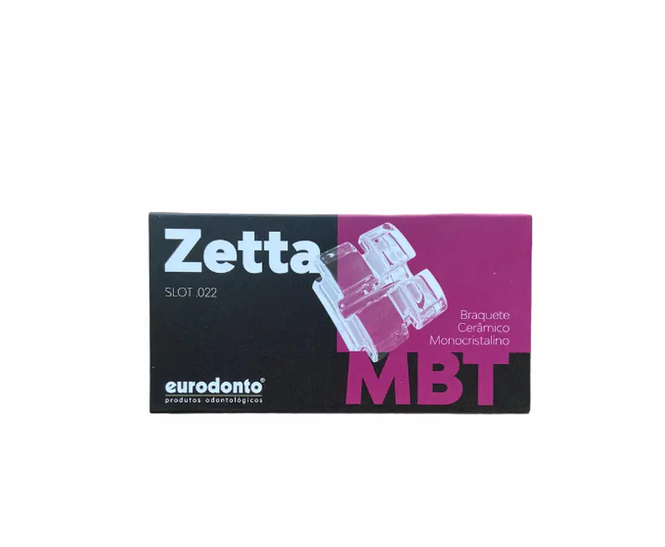Zetta Bracket MTB Monocristalino Con Gancho Canino y Premolar Zafiro Eurodonto 1