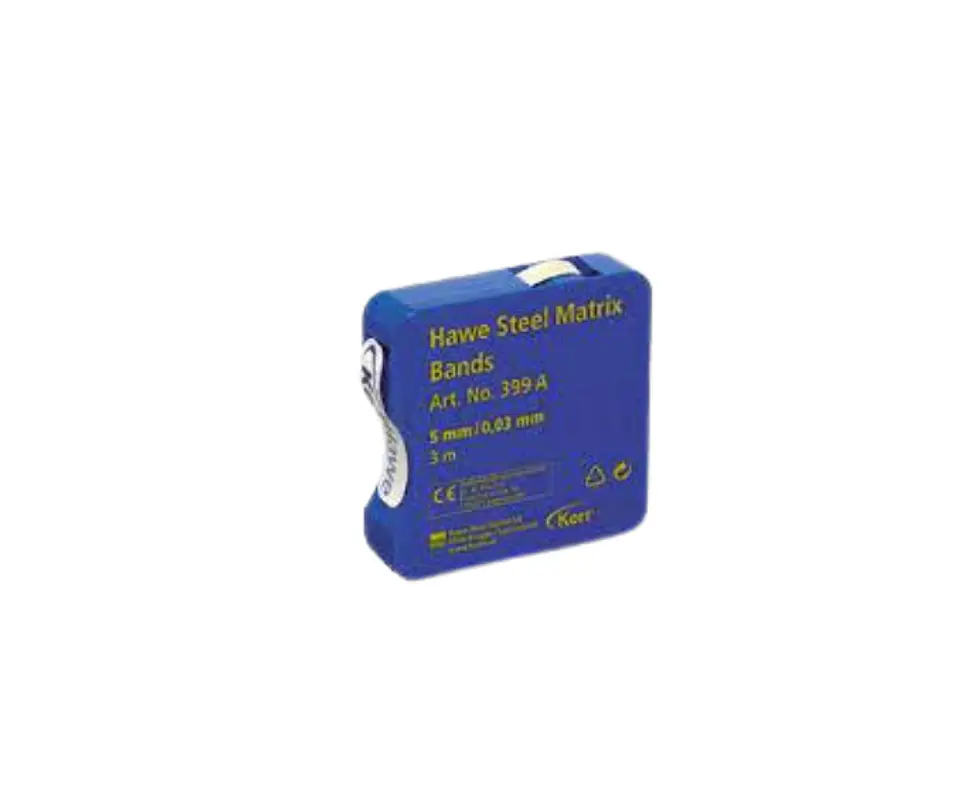 Banda Matriz 0.045mm Pre-Molar 5mm Ancho Delgado Kerr 1