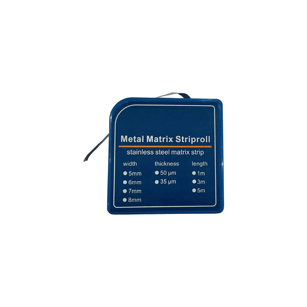 Banda Matriz Premolar 5mm x 3mts Dental Rogin 
