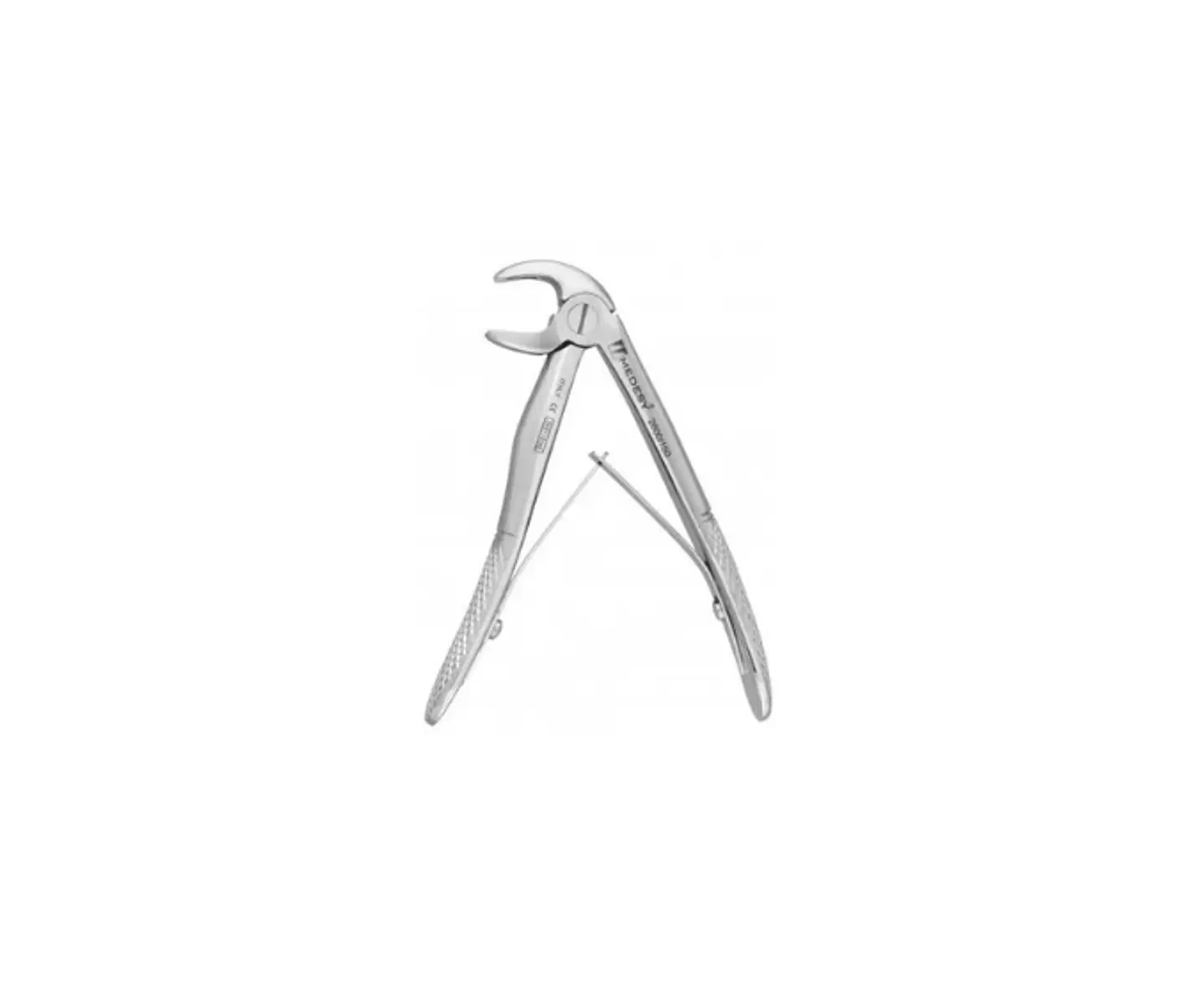 Forcep Pediátrico Curvo S/Borde Fino #567 1
