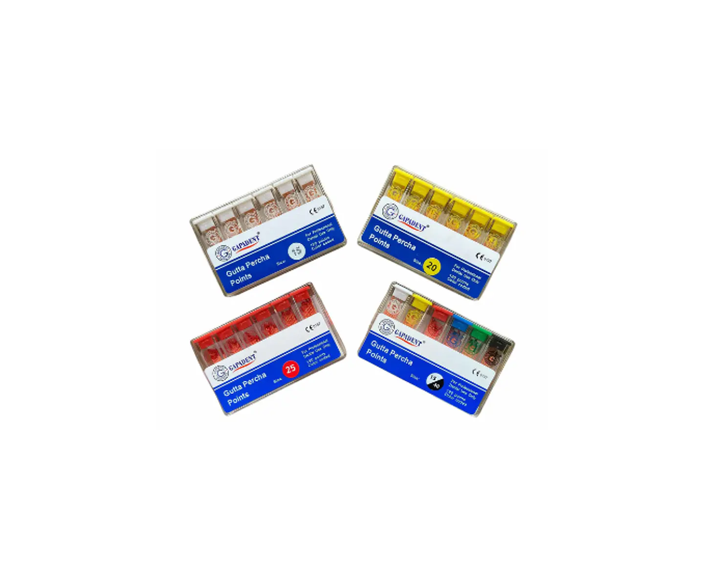 Conos de Gutapercha 0.02 Taper Rite - Dent 1