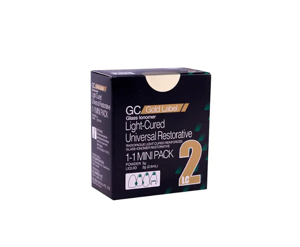 Vidrio Ionómero Fuji Gold Label 2 LC A3 Mini 5G-2.6ML GC América 1