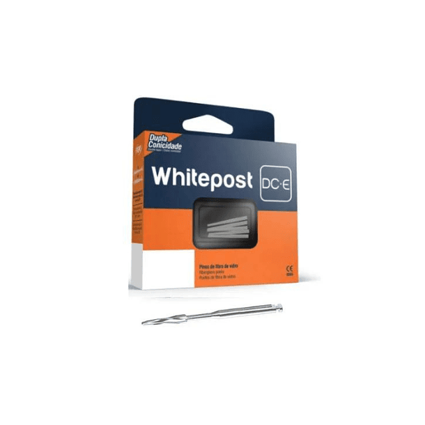 Poste de Fibra Whitepost DC-E 5 Unidades + Fresa FGM 