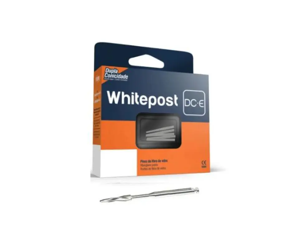 Poste de Fibra Whitepost DC-E 5 Unidades + Fresa FGM 1
