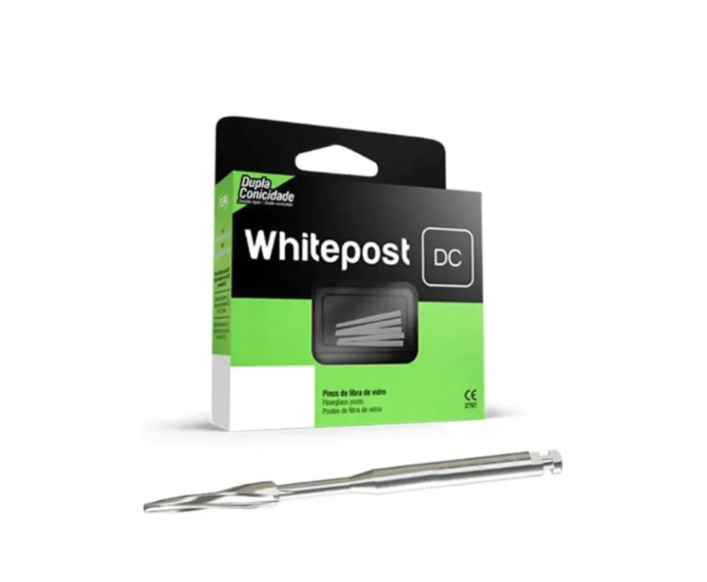 Poste de Fibra Whitepost DC 5 Unidades + Fresa FGM 1