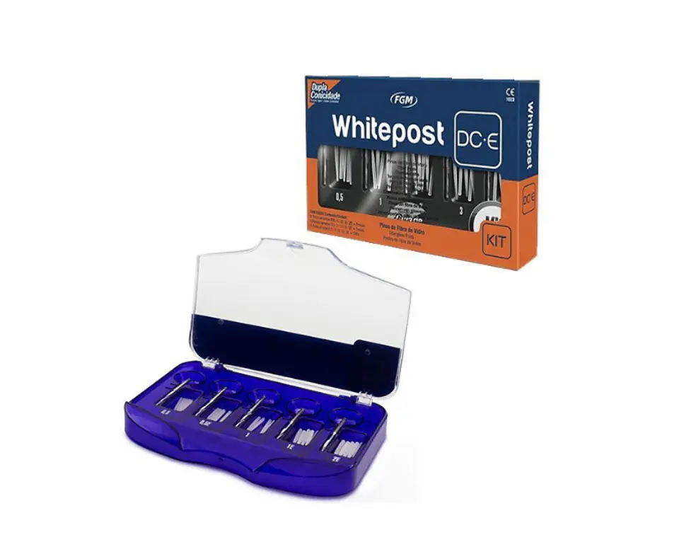 Whitepost DC-E KIT 25 Postes de Fibra + 5 Fresas FGM 1