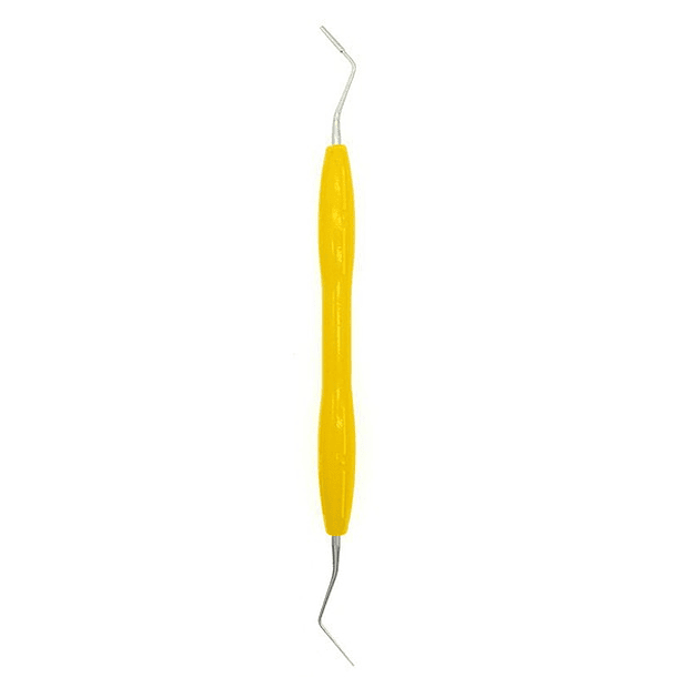 Atacador Condensador de Gutapercha 1/3 Mango de silicona Amarillo Tipo Maillefer TFS 