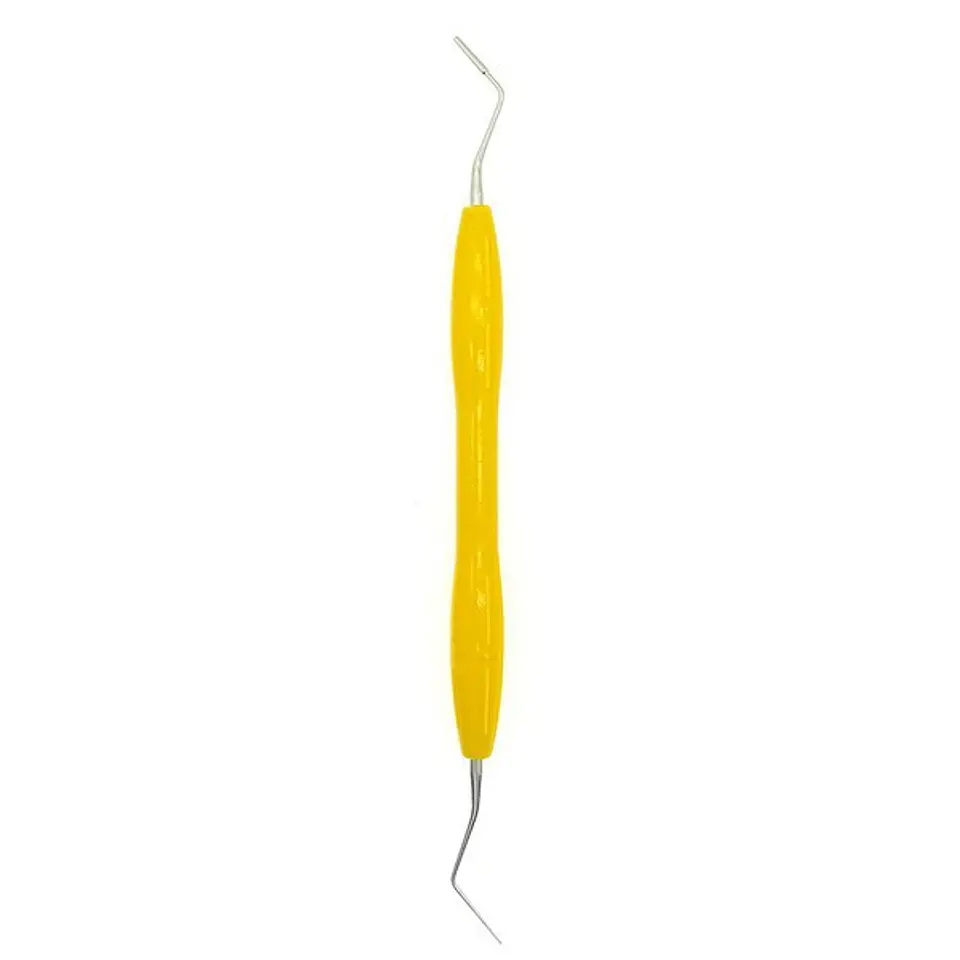 Atacador Condensador de Gutapercha 1/3 Mango de silicona Amarillo Tipo Maillefer TFS 1