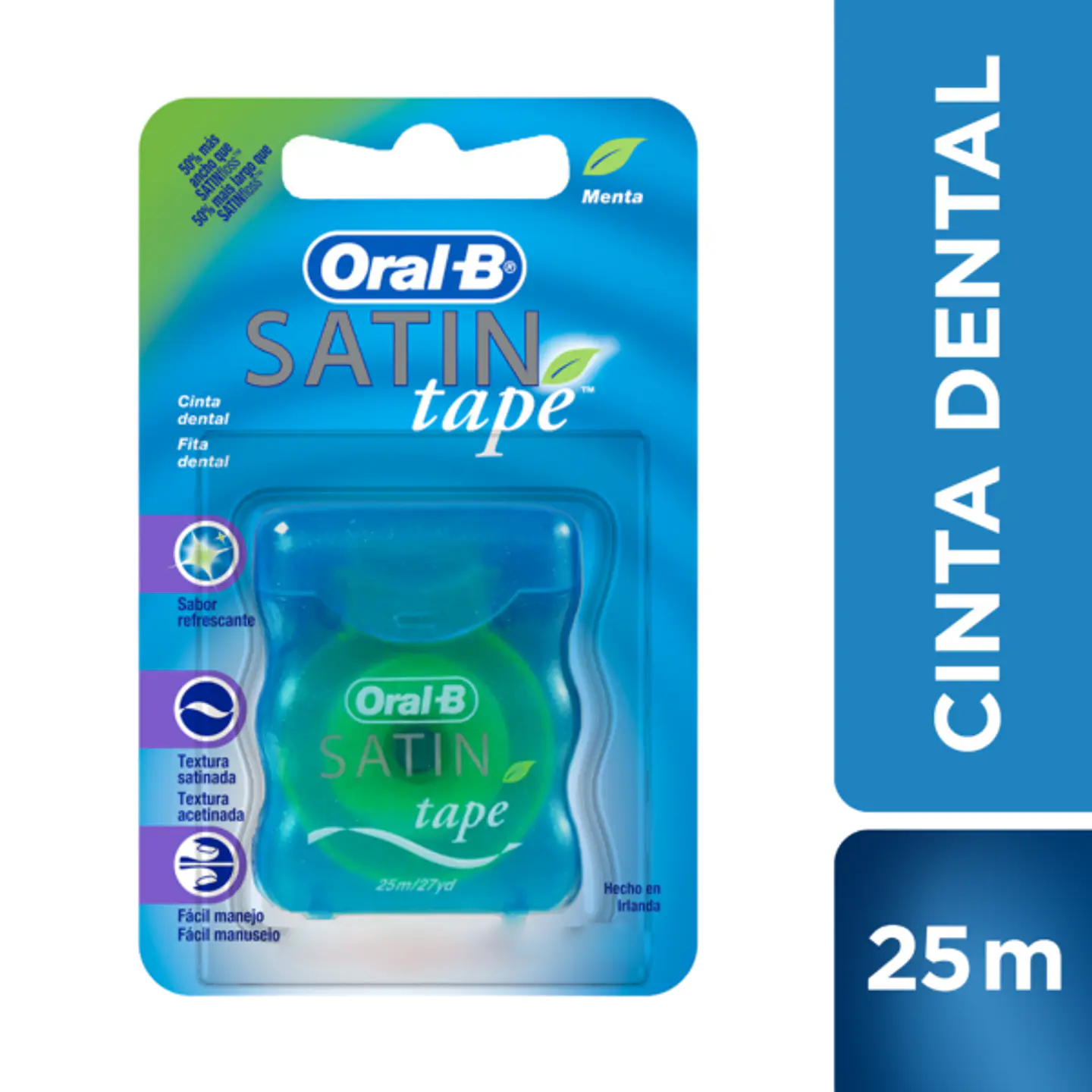 Seda Dental Satin Tape 25mts Oral B 1
