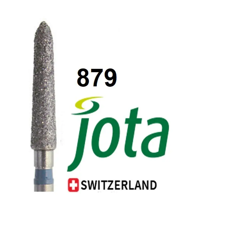 Fresa Diamante A/V Tronco Cónica Ojival 879 Grano Medio Jota Suiza 1